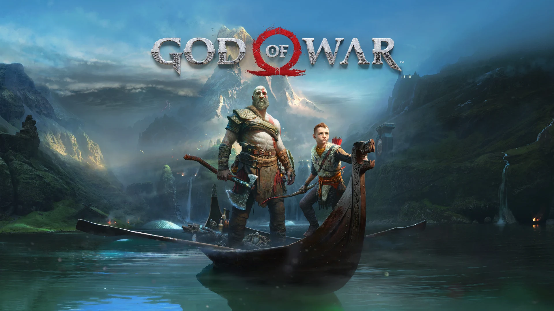 Широкий постер игры God of War