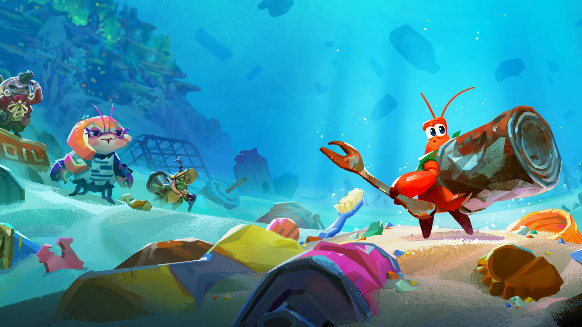 Широкий постер игры Another Crab’s Treasure