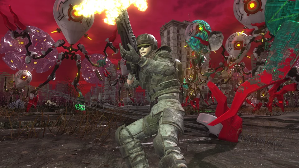 Earth Defense Force 6 ойынынан 2-кадр