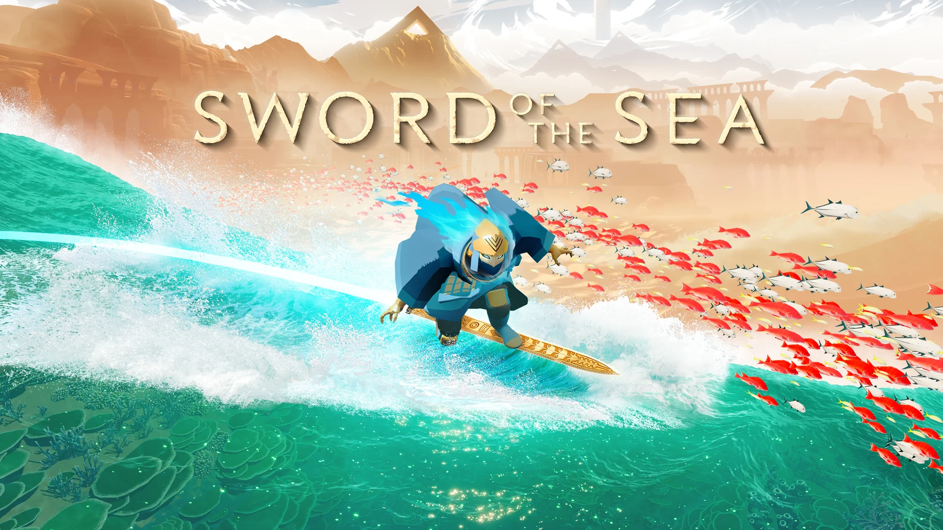 Широкий постер игры Sword of the Sea