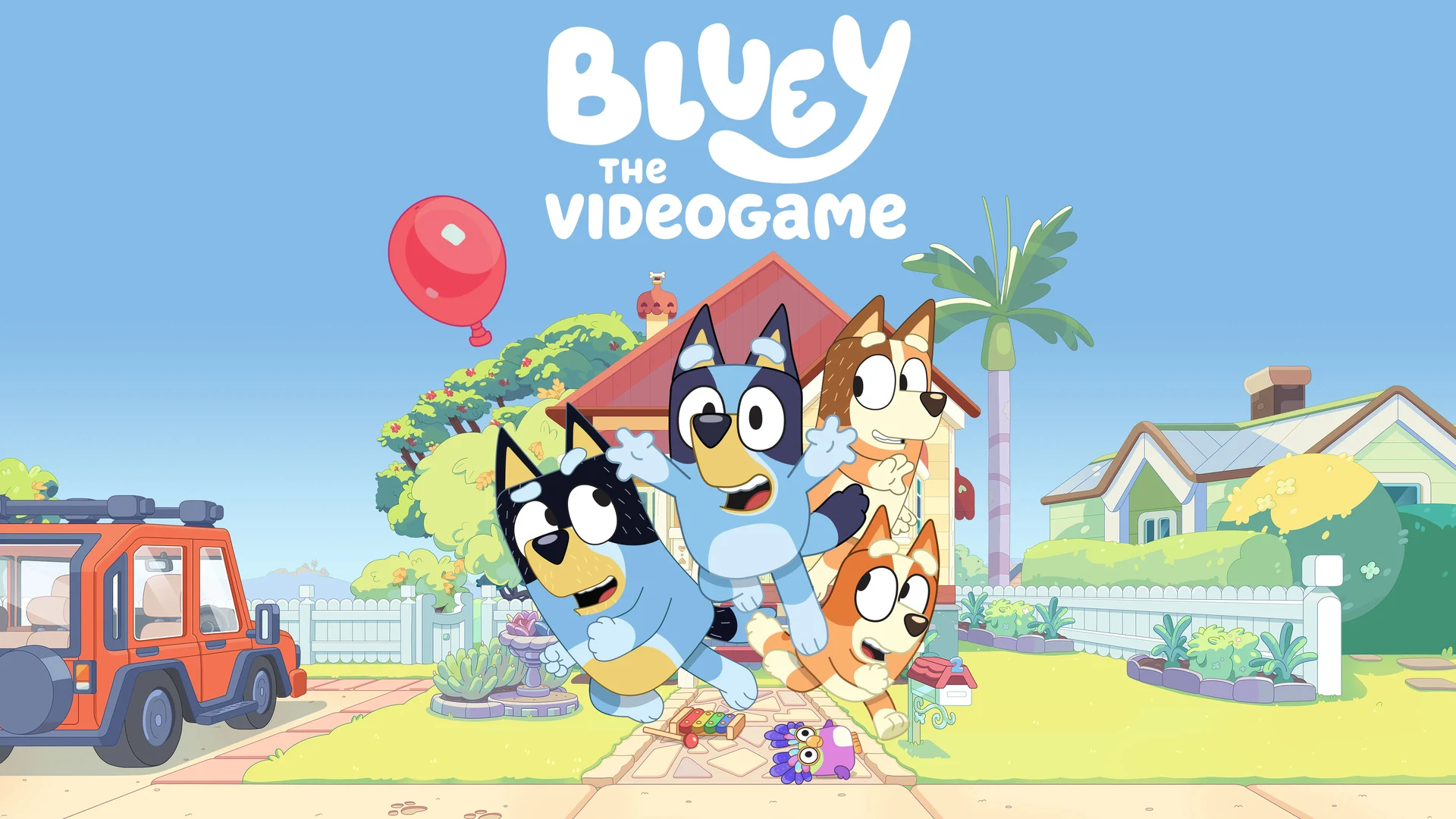 Широкий постер игры Bluey: The Videogame