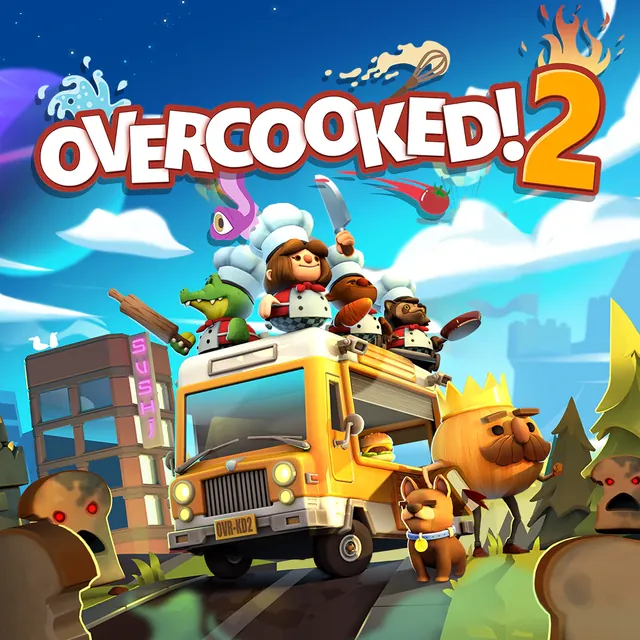 Обложка игры Overcooked! 2