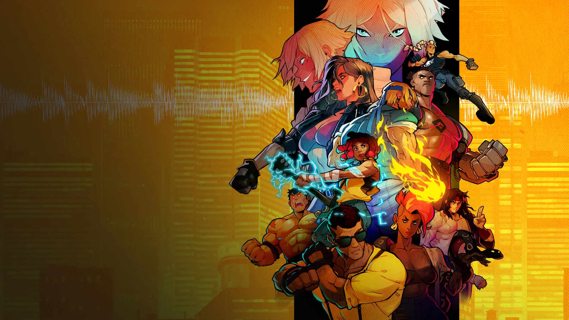 Широкий постер игры Streets of Rage 4
