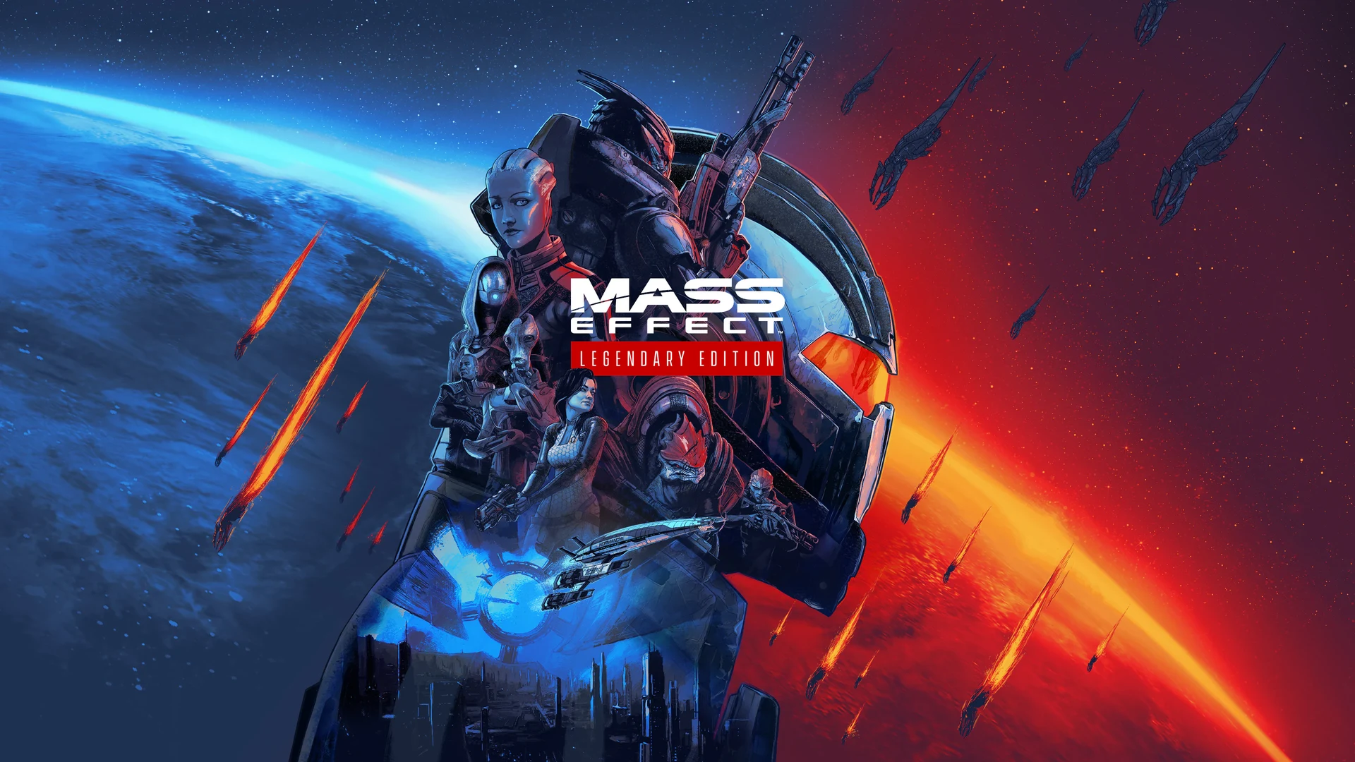 Mass Effect Legendary Edition ойынының кең постері