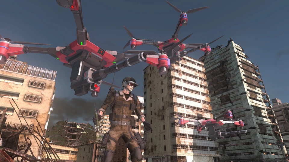 Earth Defense Force 6 ойынынан 4-кадр