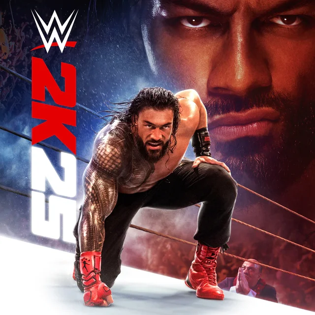 Обложка игры WWE 2K25 (рестлинг)