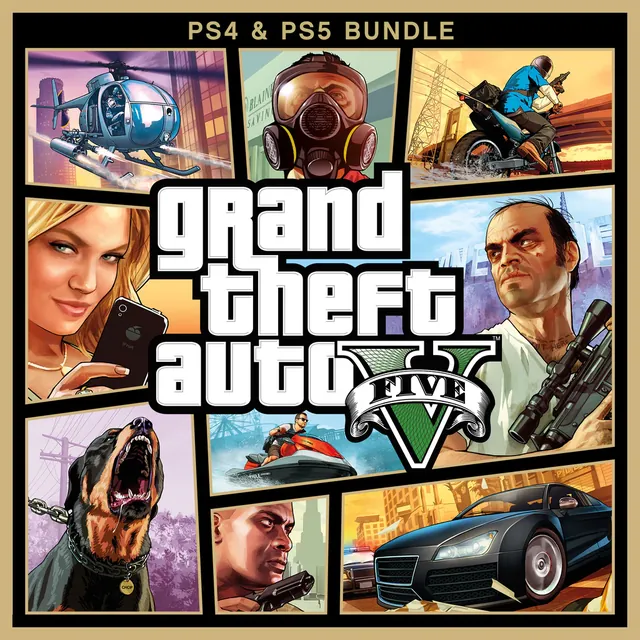 — обложка игры Grand Theft Auto V