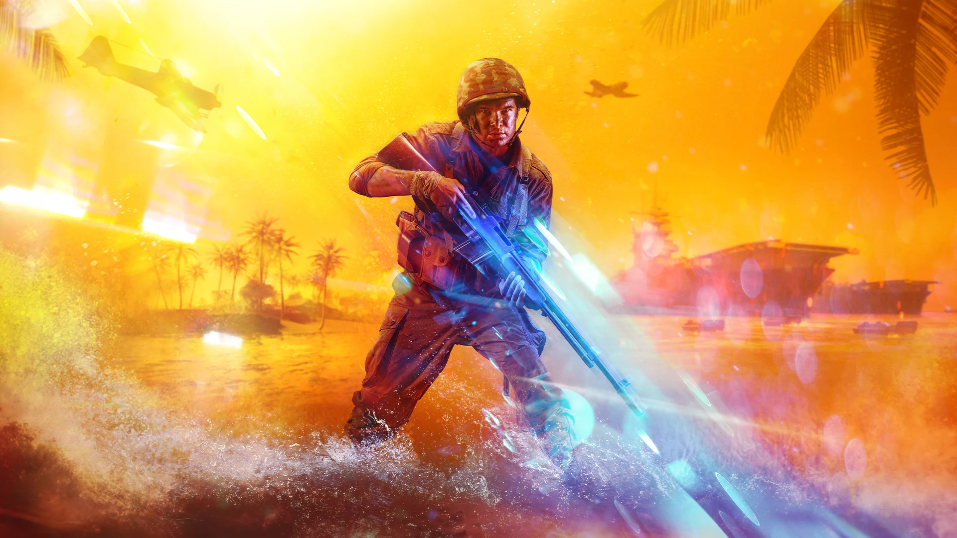 Широкий постер игры Battlefield V (Баттлфилд 5)