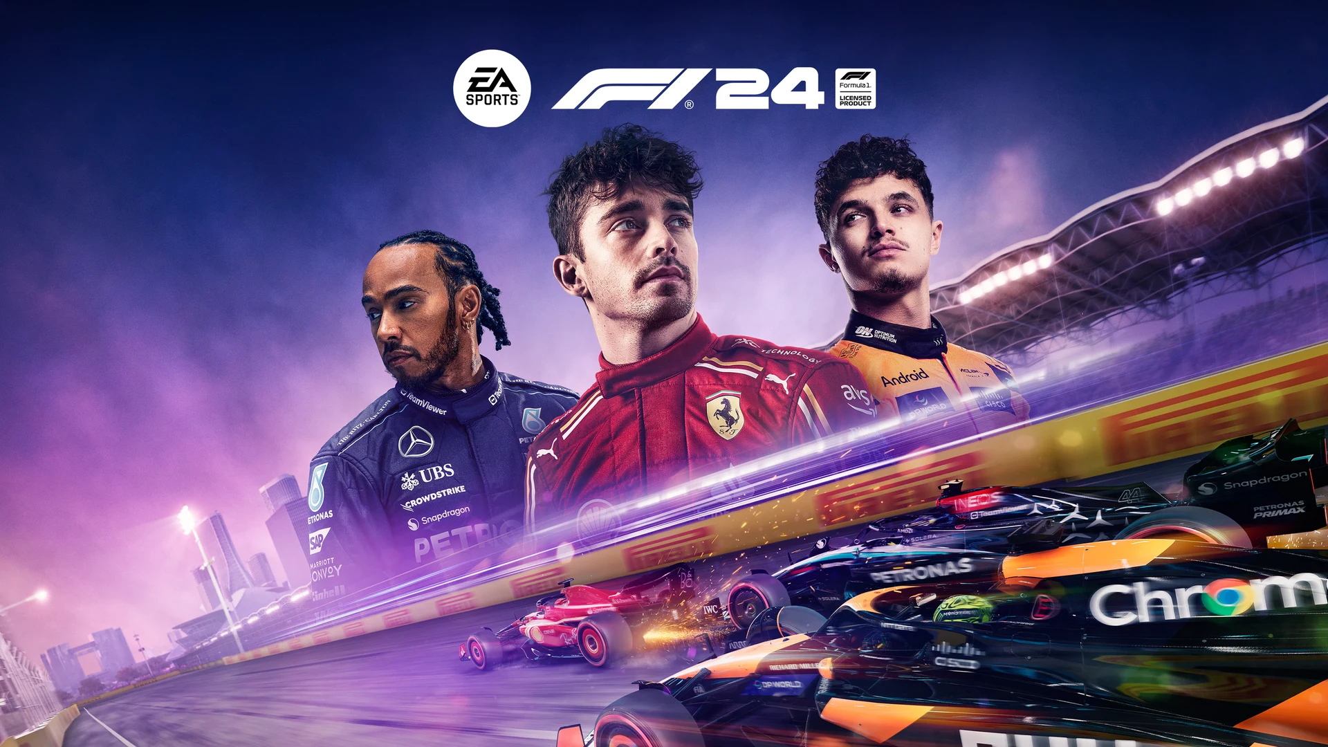Широкий постер игры F1 24