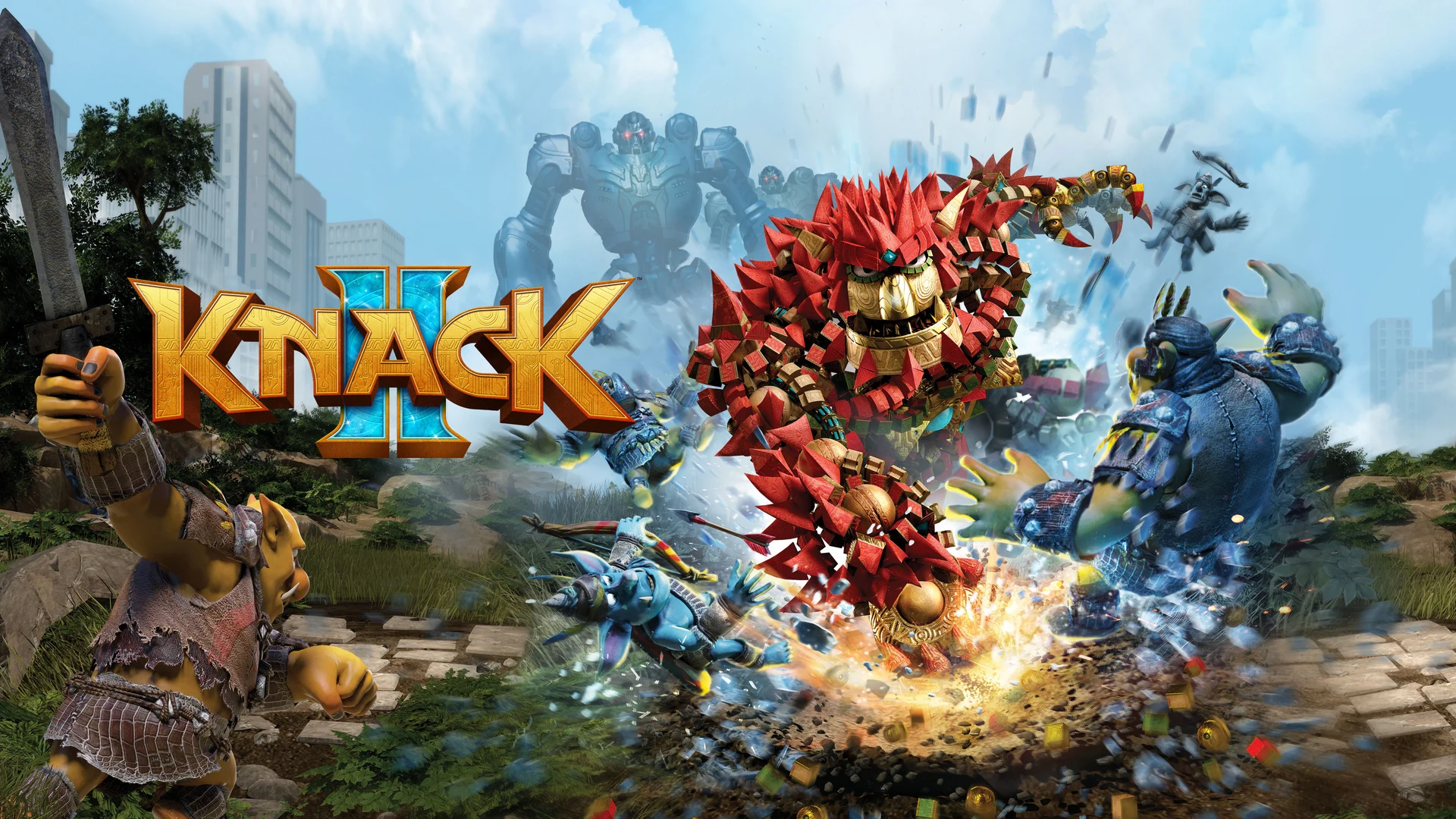 Широкий постер игры Knack 2