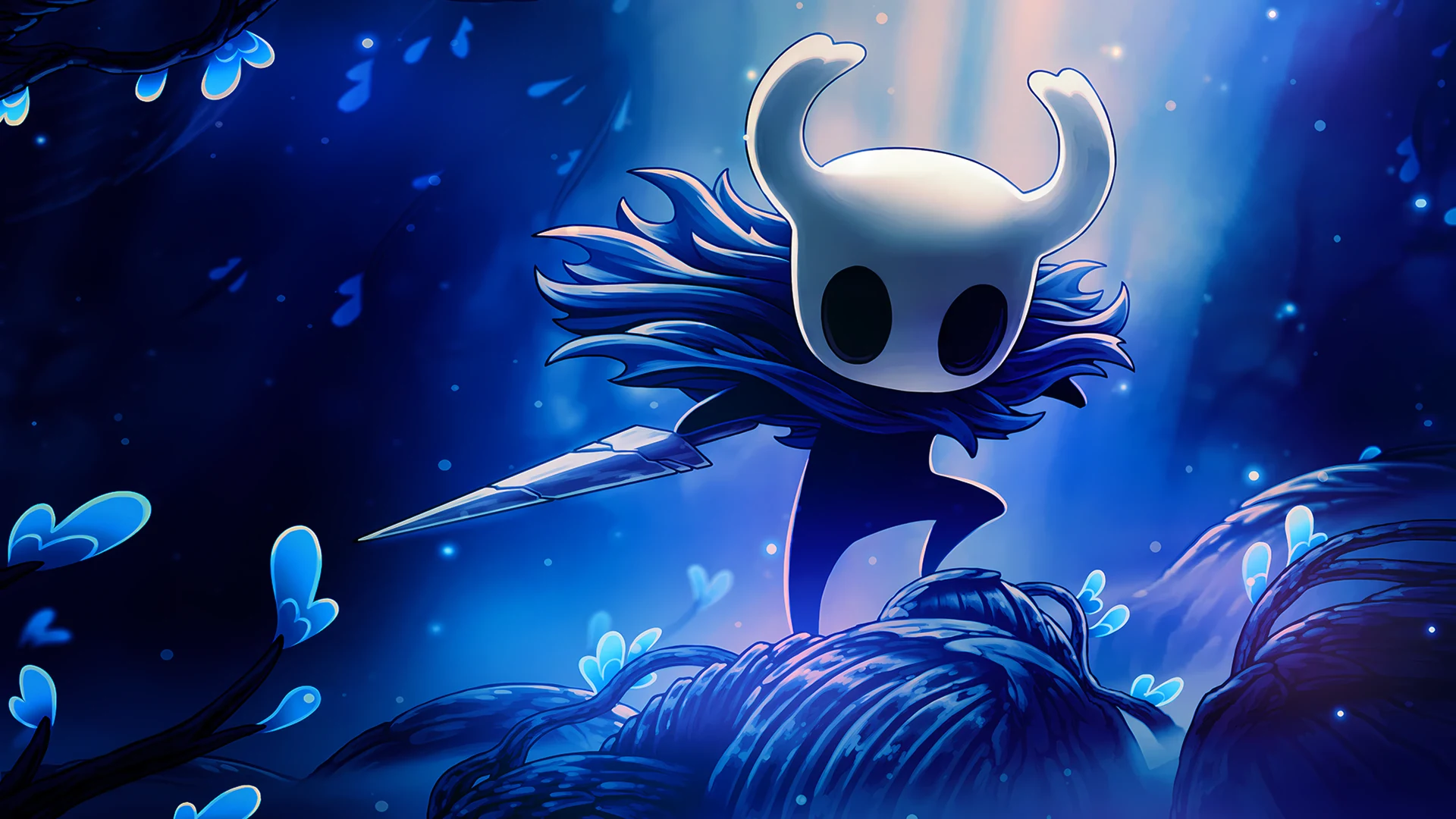 Широкий постер игры Hollow Knight: Voidheart Edition