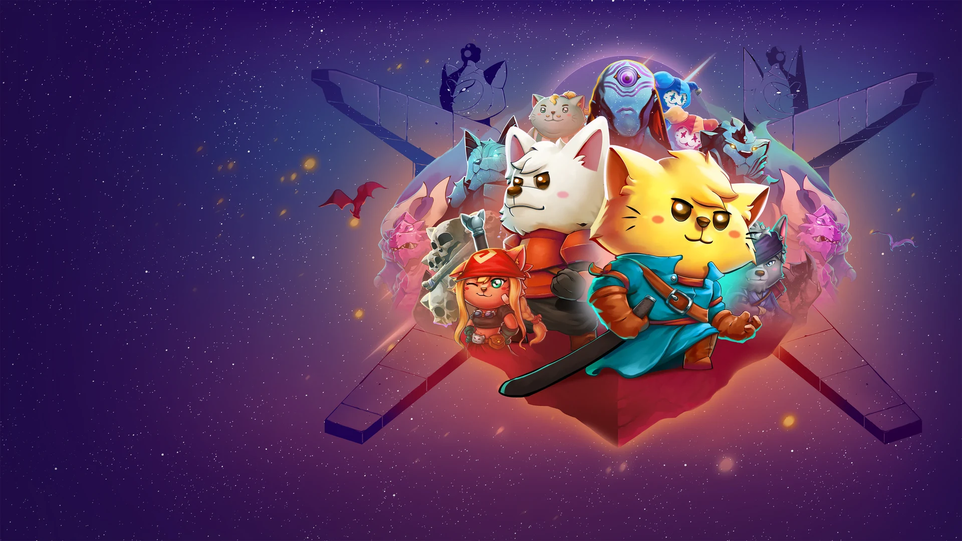 Широкий постер игры Cat Quest II