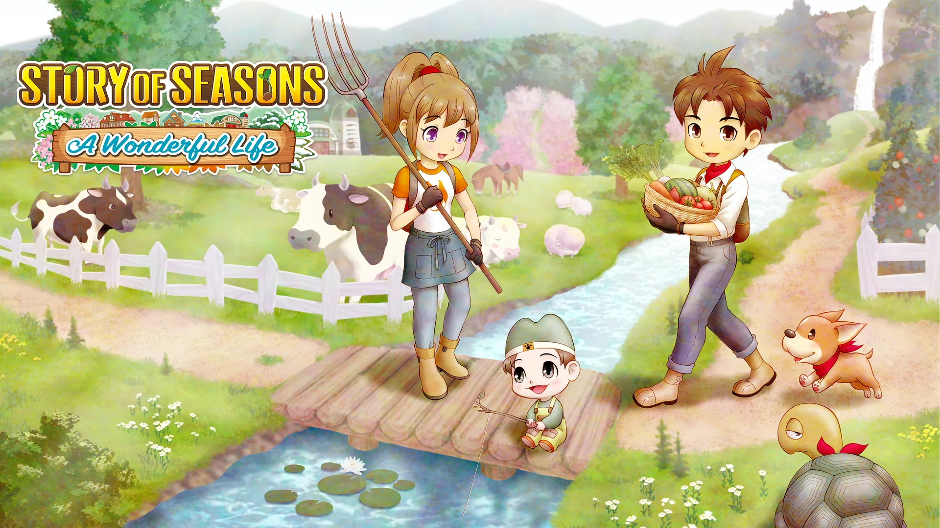 Широкий постер игры Story of Seasons: A Wonderful Life